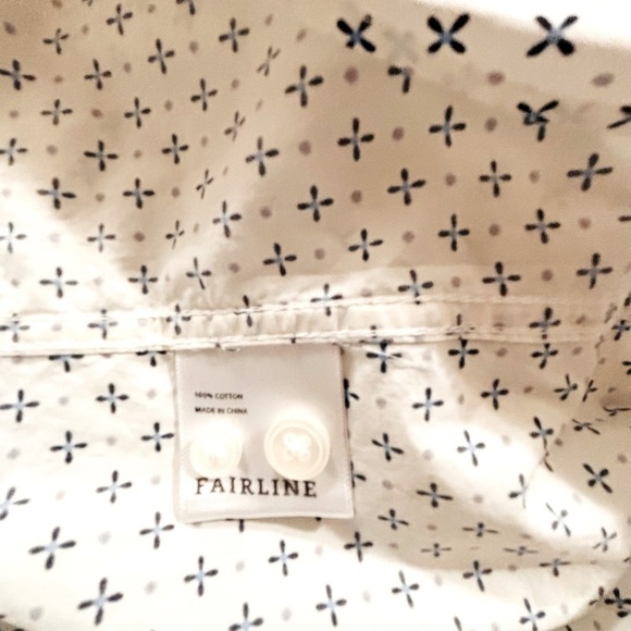 FAIRLINE LONG SLEEVE DRESS SHIRT SIZE XL 100% COTTON - Picture 5 of 5